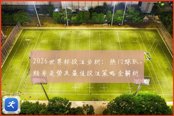 2026世界杯投注分析：热门球队、赔率走势及最佳投注策略全解析